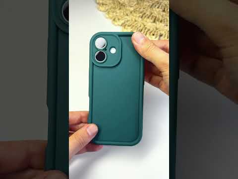 Petrolejový silikonový kryt se zvýšenou ochranou hran pro iPhone 17