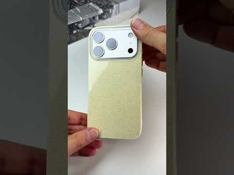 Třpytivý žlutý kryt na iPhone 17 Pro