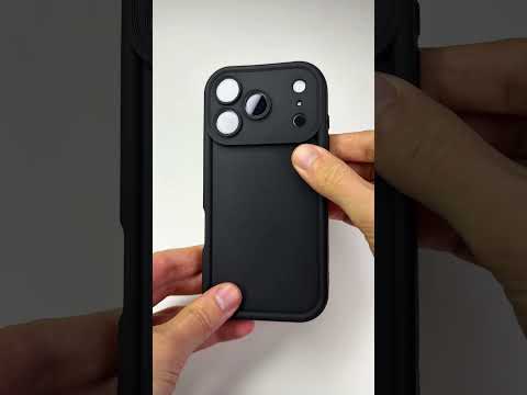 Silikonový černý kryt se zvýšenou ochranou hran pro iPhone 17 Pro