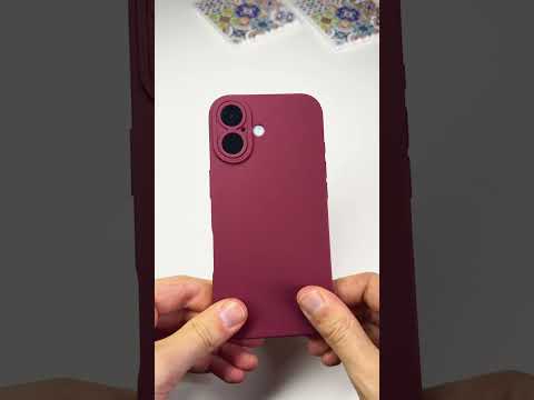 Vínový silikonový kryt se zvýšenou ochranou čoček pro iPhone 17