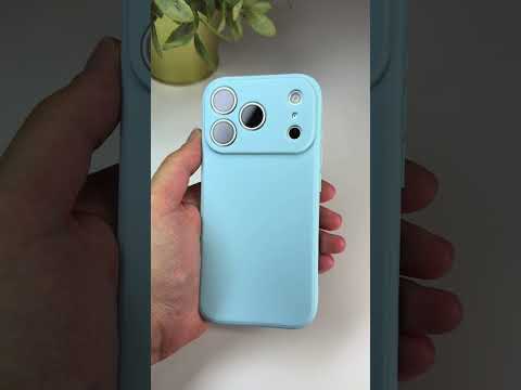 Světle modrý kryt na iPhone 17 Pro