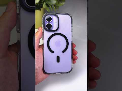 Tvrzený kryt magsafe černý pro iPhone 17