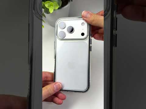 Tvrzený kryt s černými okraji pro iPhone 17 Pro