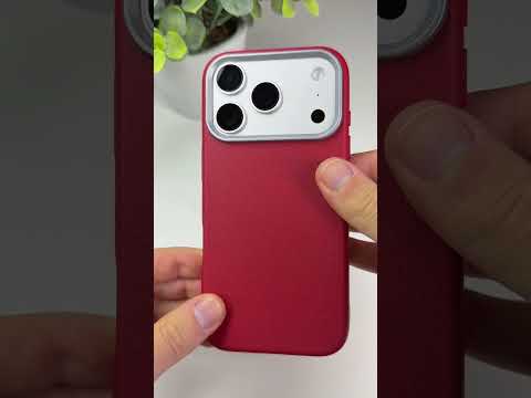 Koženkový vínový kryt pro iPhone 17 Pro