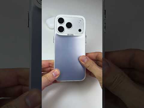 Tvrzený So Cool stříbrný kryt pro iPhone 17 Pro