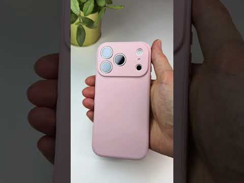 Pískově růžový kryt na iPhone 17 Pro