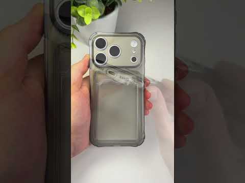 Silikonový černý kryt s peněženkou pro iPhone 17 Pro