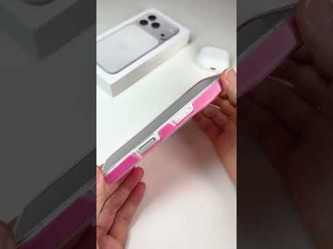 Frosted tmavě růžový kryt pro iPhone 17 Pro