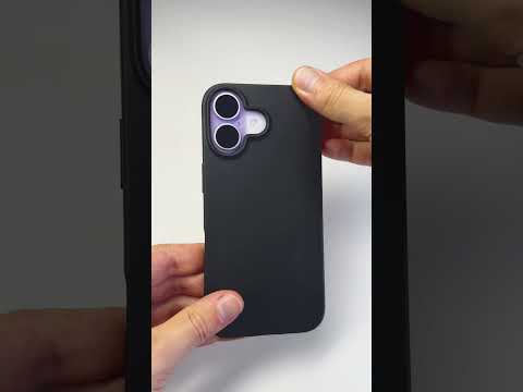 Silikonový měkký černý kryt pro iPhone 17