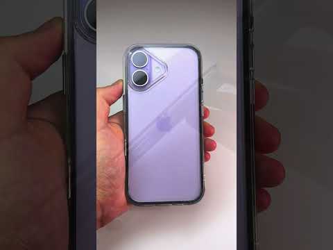 Tvrzený kryt s černými okraji pro iPhone 17