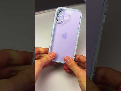 Tvrzený kryt s světle modrými okraji pro iPhone 17