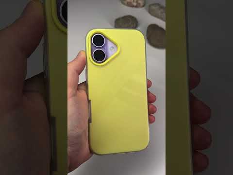 Frosted žlutý kryt pro iPhone 17