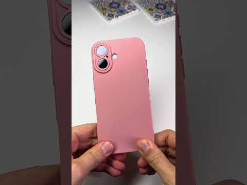 Růžový silikonový kryt se zvýšenou ochranou čoček pro iPhone 17