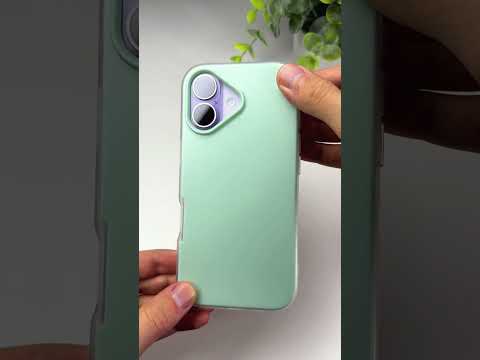 Frosted pastelově zelený kryt pro iPhone 17