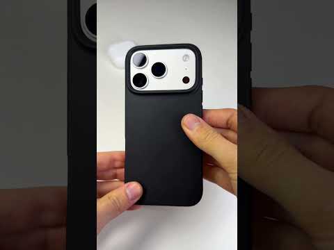 Silikonový měkký černý kryt pro iPhone 17 Pro