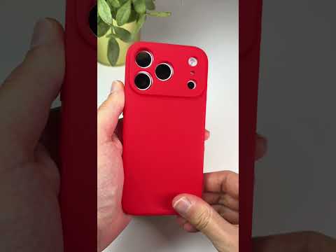 Červený kryt na iPhone 17 Pro