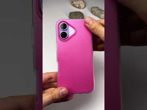 Frosted tmavě růžový kryt pro iPhone 17