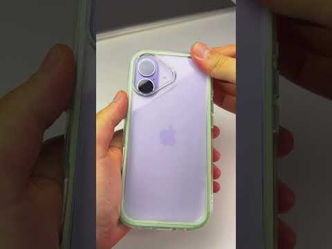 Tvrzený kryt s světle zelenými okraji pro iPhone 17