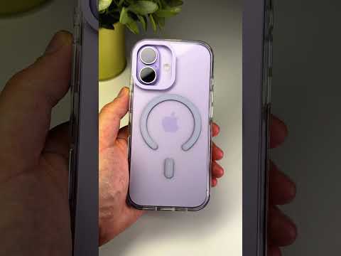 Tvrzený kryt magsafe fialový pro iPhone 17