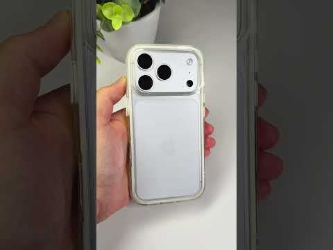 Tvrzený kryt s béžovými okraji pro iPhone 17 Pro