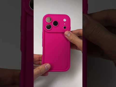 Silikonový růžový kryt se zvýšenou ochranou hran pro iPhone 17 Pro