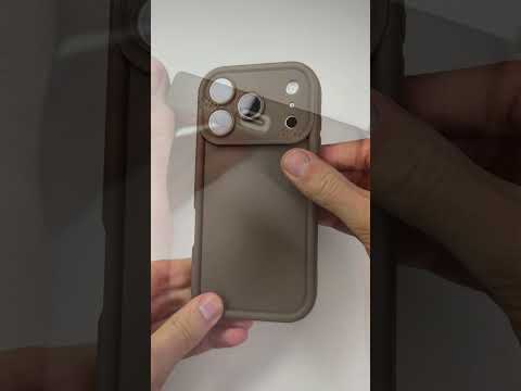 Silikonový hnědý kryt se zvýšenou ochranou hran pro iPhone 17 Pro